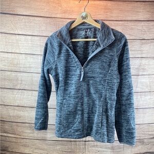 made for life Charcoal Heather Full-Zip Women's Jacket